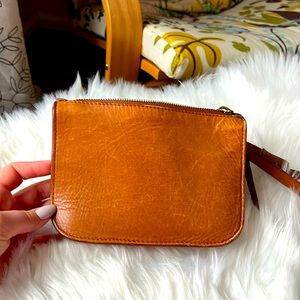 Madewell leather mine bag, brown belt bag